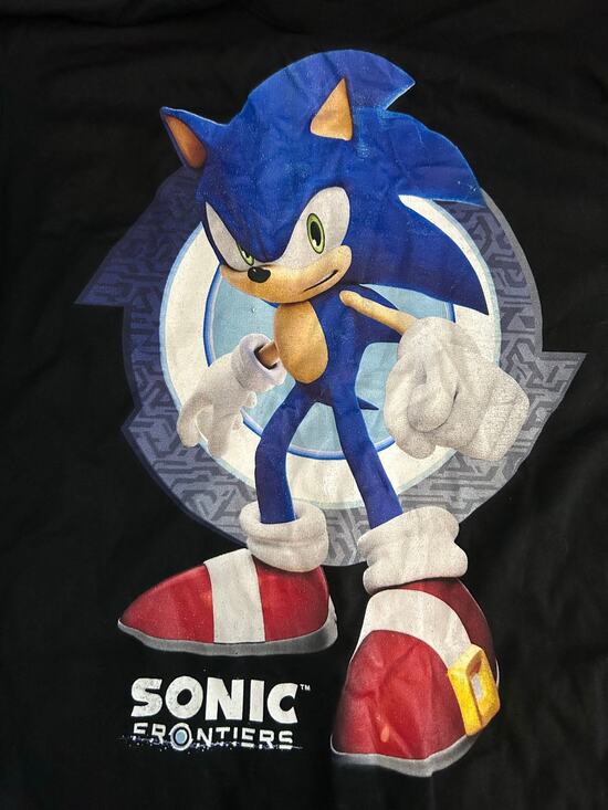 Sonic Other - SONIC Graphic Tee NEW Black Long Sleeve Size M